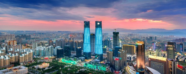 南昌雙子樓 - 南昌, 廣角, 夜景, 色彩, 斑斕, 軌跡, 小米畫報攝影大賽第一季, &ldquo;奇跡之鏡&rdquo;圖蟲風光攝影典藏雙月賽第二季, 長曝光, 爬樓黨 - 攝影師阿木 - 圖蟲攝影網